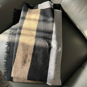 Zara Knit Striped Scarf